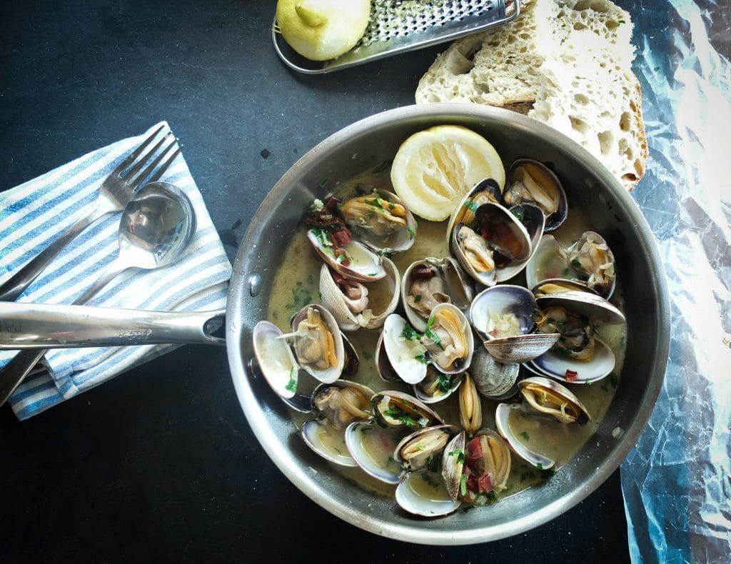 Portuguese cuisine in Algarve, Portugal.