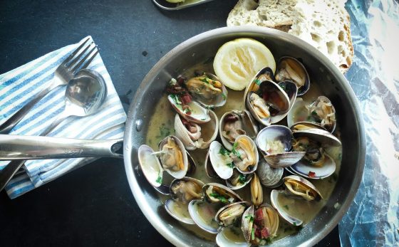 Portuguese cuisine in Algarve, Portugal.